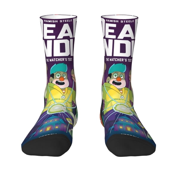 Dead End Paranormal Park Socks Athletic Sport Colorful Novelty Graphic Crew Tube Socks Warm For Men WomenPerfect Gift