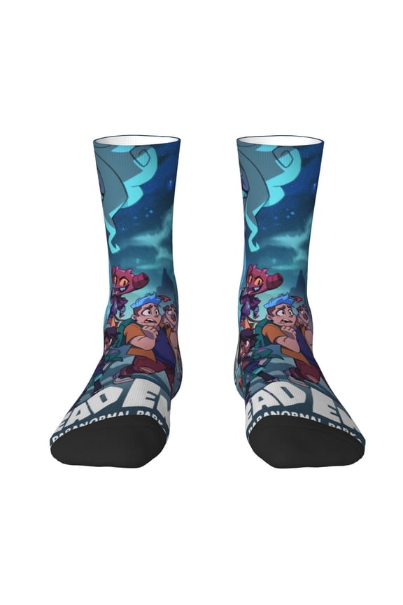 Dead End Paranormal Park Socks Athletic Sport Colorful Novelty Graphic Crew Tube Socks Warm For Men WomenPerfect Gift