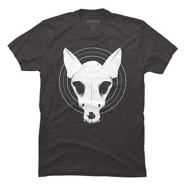 Dead Friends Mens Charcoal Heather Gray Graphic Tee - Design By Humans  M