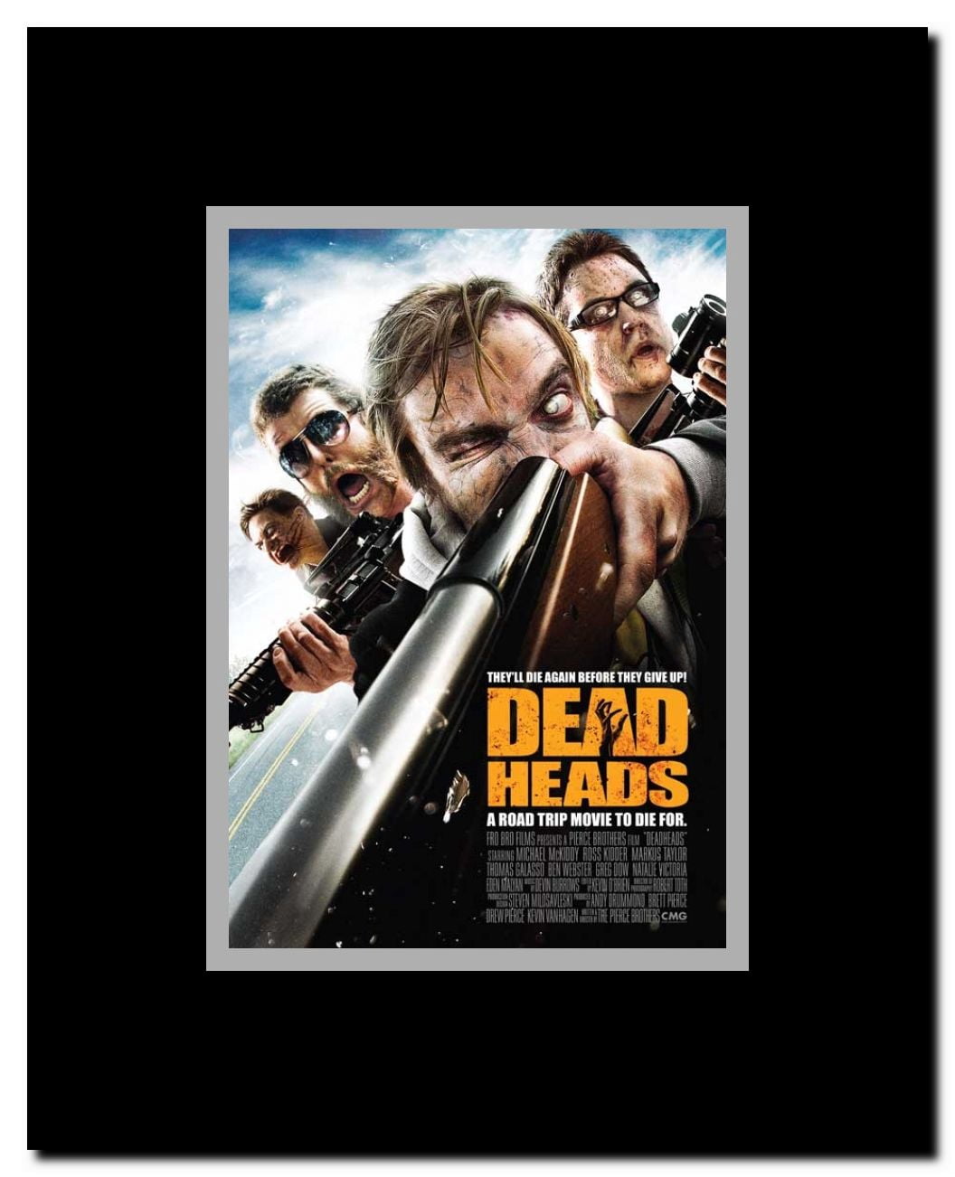 Dead Heads Framed Movie Poster