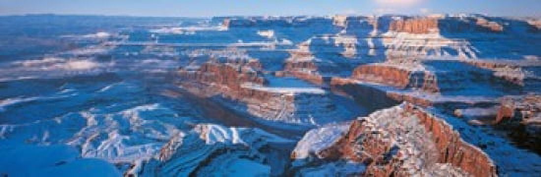 Dead Horse Point State Park w Canyonlands National Park UT USA Canvas Art - Panoramic Images (36 x 12)