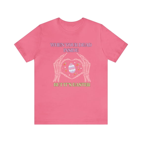 Dead Inside But It's Easter Skeleton Women's Shirt