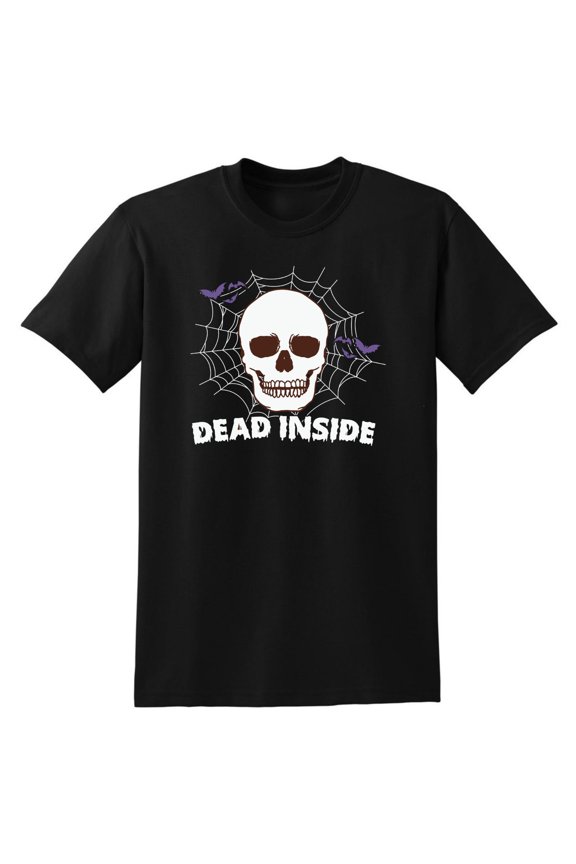 Dead Inside T-Shirt - Dark Humor Apparel - Spooky Casual Wear"