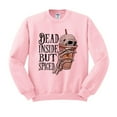 thumbnail image 1 of Dead Inside but Spiced Sweatshirt Unisex Small Pink, 1 of 5