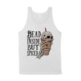 thumbnail image 1 of Dead Inside but Spiced Tank Top Unisex Small White, 1 of 5
