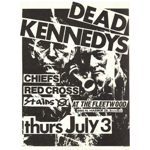 Dead Kennedys Poster 24x36 Entertainment Decor Art Poster 24x36 Unframed, Age: Adults, Rectangle Poster Time