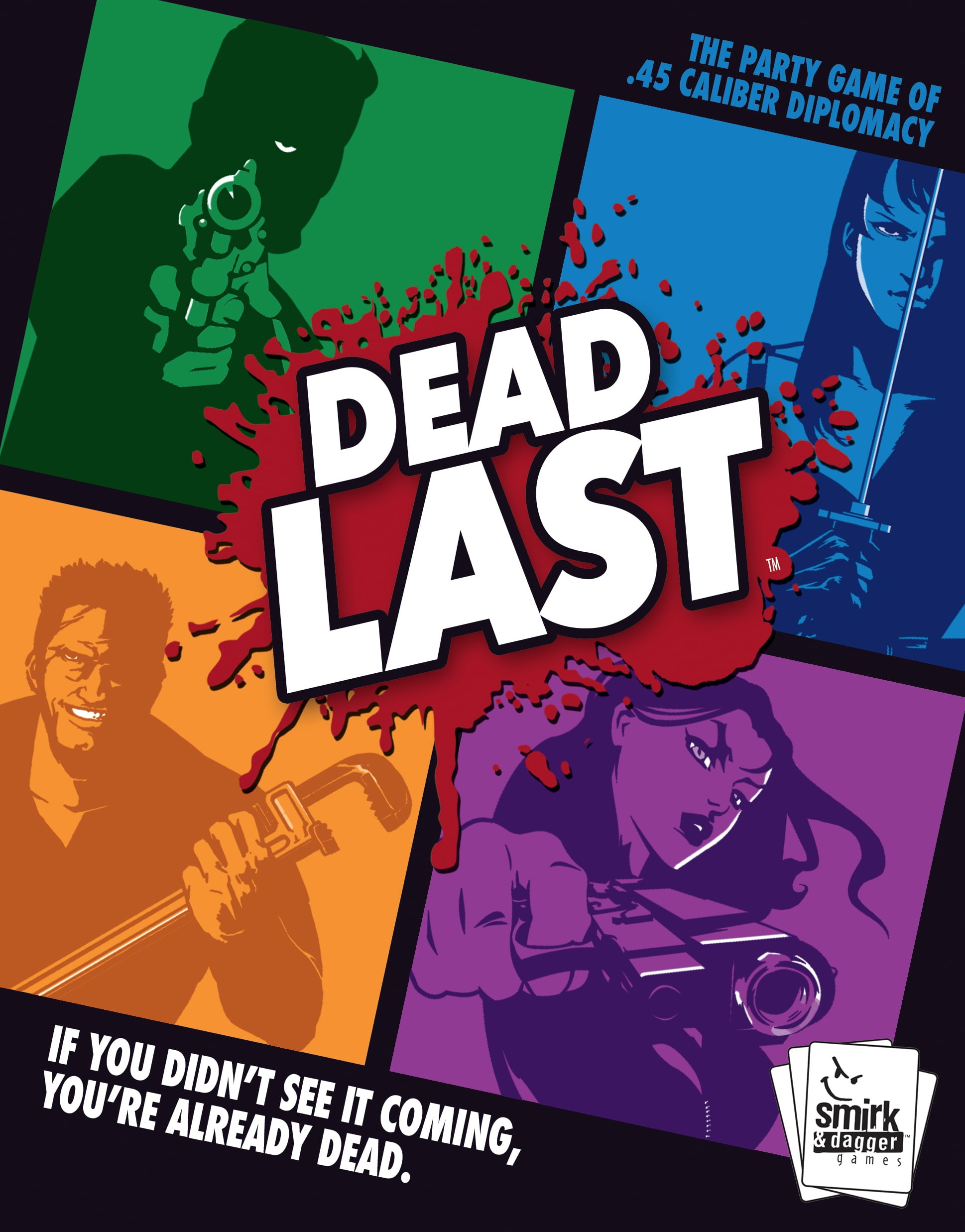 Dead Last Card Game Social Collusion Alliances Betrayals Murder Party Fun Smirk & Dagger SD0062