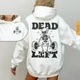 thumbnail image 1 of Dead Lift Skeleton Hoodie – Funny Gym Graphic Hoodie, Unisex Pump Cover for Fitness & Bodybuilding Lovers, 1 of 6
