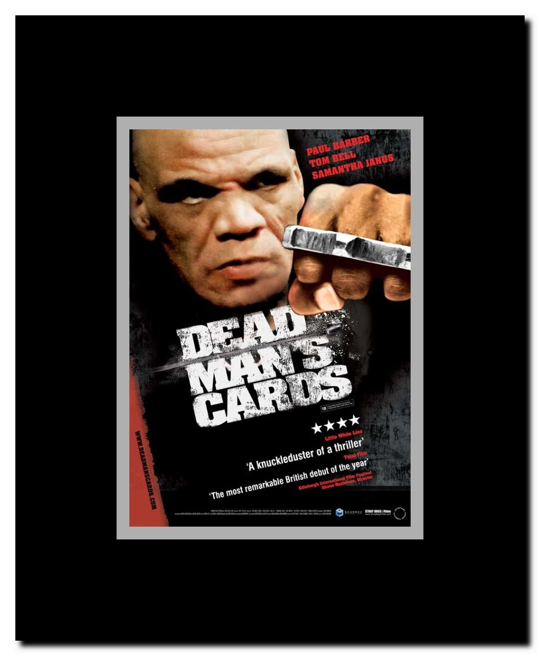 Dead Man's Cards Framed Movie Poster