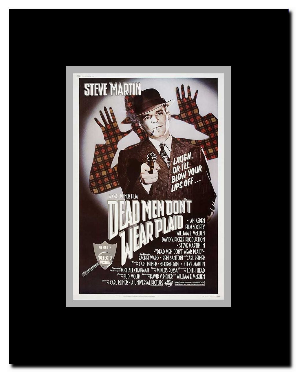 Dead Men Don't Wear Plaid Framed Movie Poster