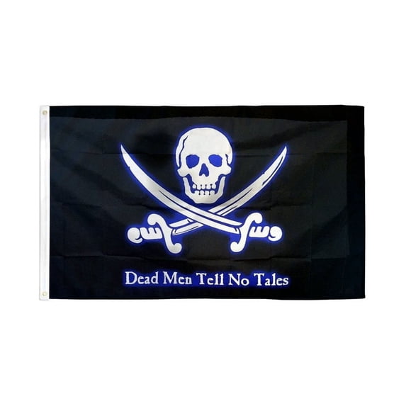 Dead Men Tell No Tales Pirate Flag 3x5ft Poly
