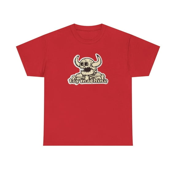 Dead Monster Toy Machine Skateboard 00s Vintage Classic TShirt Print - Red / 5XL