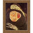 thumbnail image 1 of Dead Mother 24x20 Gold Ornate Wood Framed Canvas Art by Egon Schiele, 1 of 2