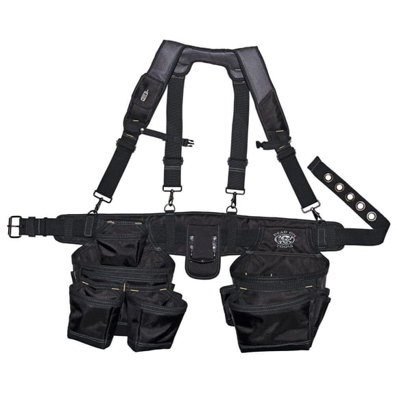 Dead On Tools HDP400945 Carpenter’s Tool Belt with Suspenders - Quantity 1