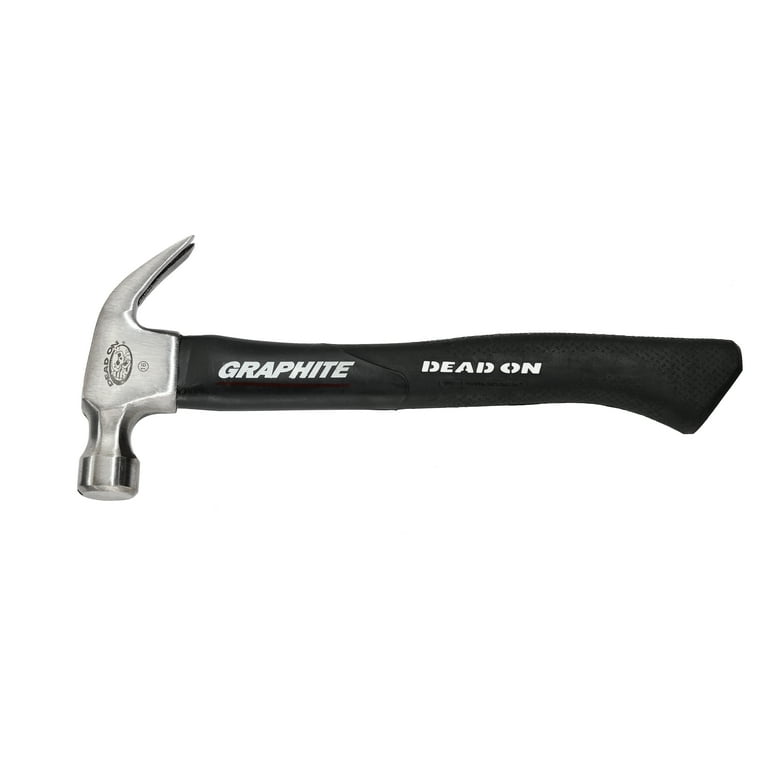 Dead On Tools Smooth Face 16 oz Graphite Hammer, Black, DO16 Dead On Tools Smooth Face 16 oz Graphite Hammer, Black, DO16