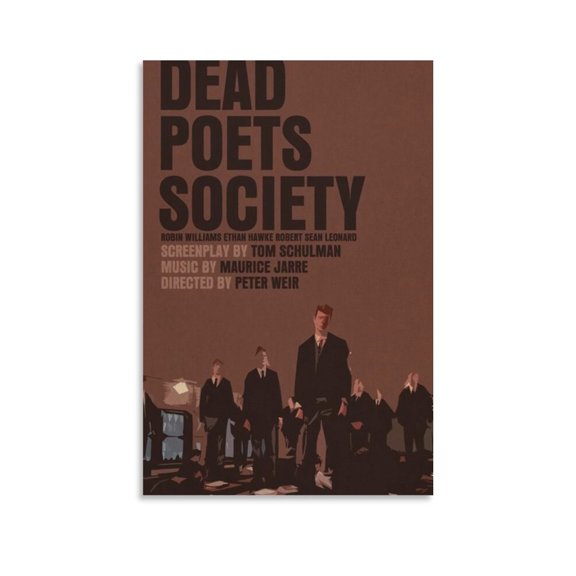 Dead Poets Society 1989 Movie Poster Poster Decorative Painting Canvas Wall Art Living Room Posters Bedroom Painting 24x36inch(60x90cm)