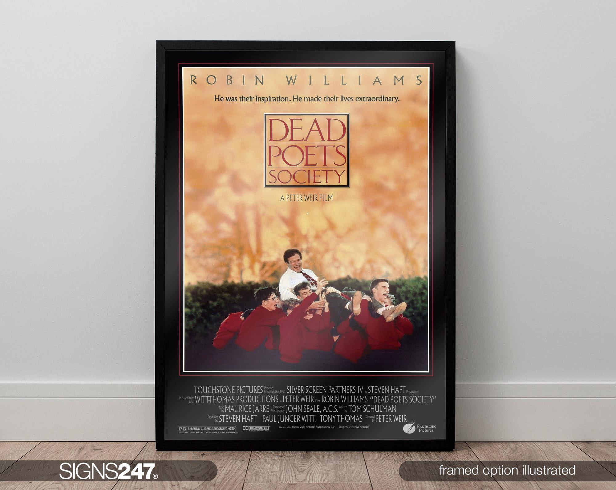 Dead Poets Society Poster | Movie Poster | Robin Williams | 1989 ...