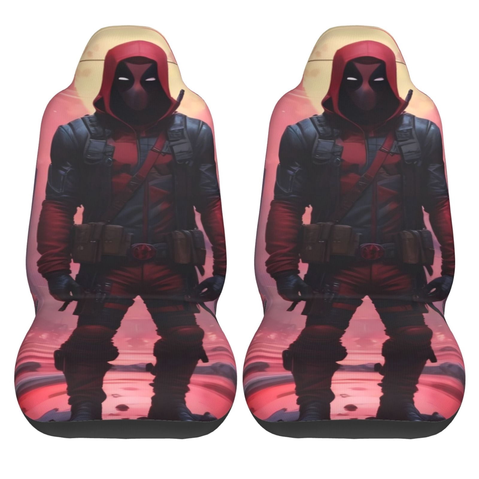 Dead-Pool 2 Pcs Car Seat Covers, Soft Universal Auto Seat Covers, Seat ...