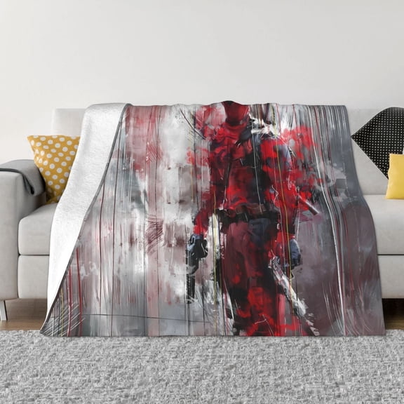 Dead-Pool Blanket, Ultra Soft Throw Blankets, Comfy Flannel Throw Blanket For Sofa Couch Bedroom Living Rooms Warm All Season Home Decor, For Adults, Kids And Teens 60"X50"
