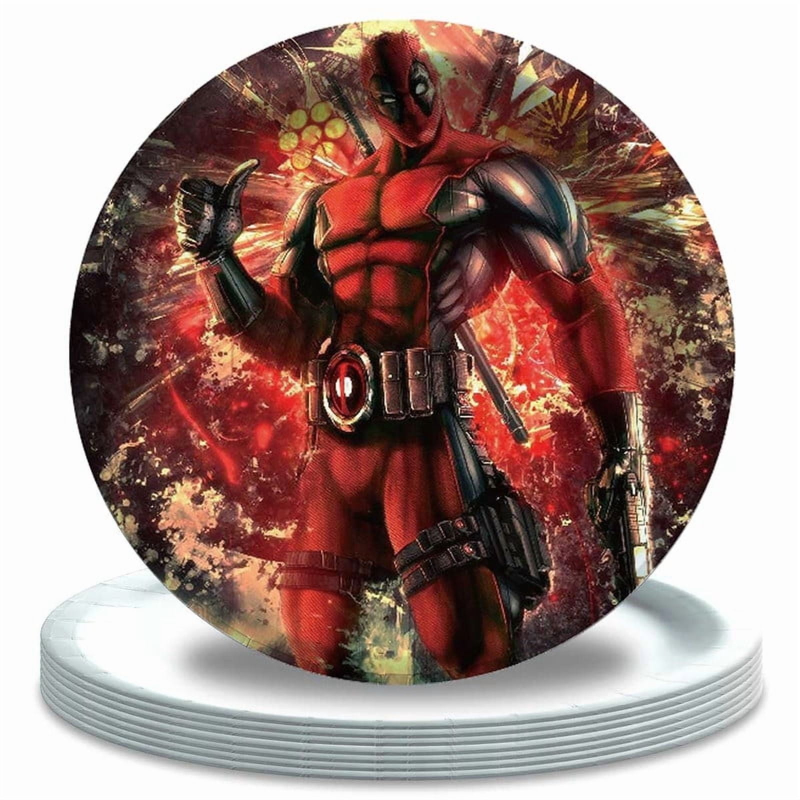 Dead Pool Plates Tableware Birthday Decorations Party Supplies ...