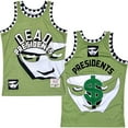thumbnail image 1 of Dead Presidents Movie Men's Headgear Classics Embroidered Basketball Jersey (Small, Green), 1 of 6