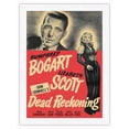 thumbnail image 1 of Dead Reckoning - Starring Humprey Bogart Lizabeth Scott - Vintage Film Noir Movie Poster c.1947 - Japanese Unryu Rice Paper Art Print (Unframed) 12 x 16 in, 1 of 4
