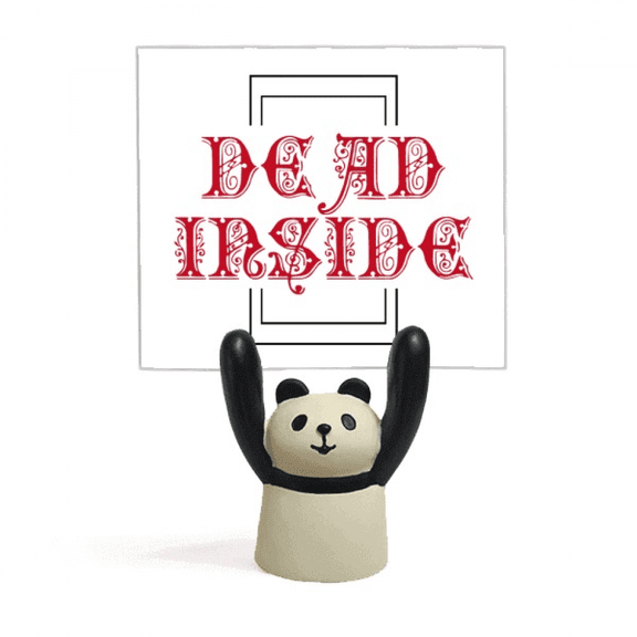 Dead Red Box Hide Art Deco Fashion Memo Holder Cartoon Animal Panda Stand Decoration