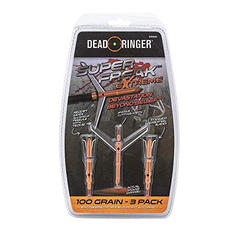 Dead Ringer 100 Grain Broadheads | Pack of 3 Broadheads | Available in ...