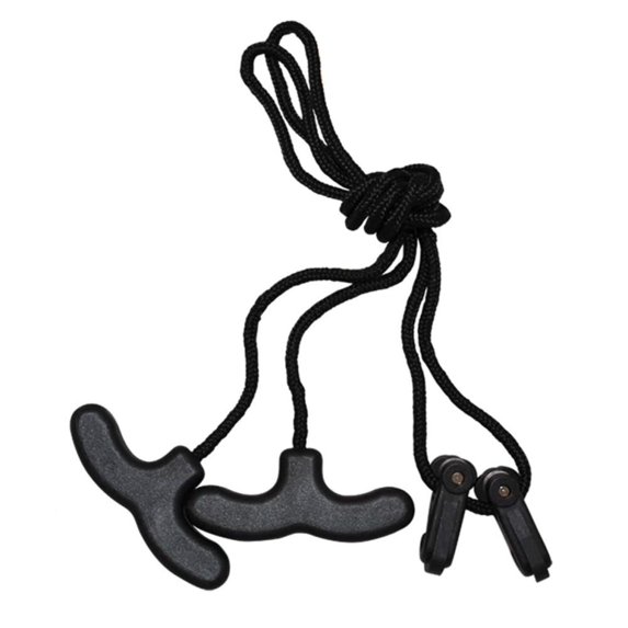 Dead Ringer Crossbow Cocking Rope, Quiet Roller Glide Hooks, Reduces Draw Weight by 50 Percent, Black