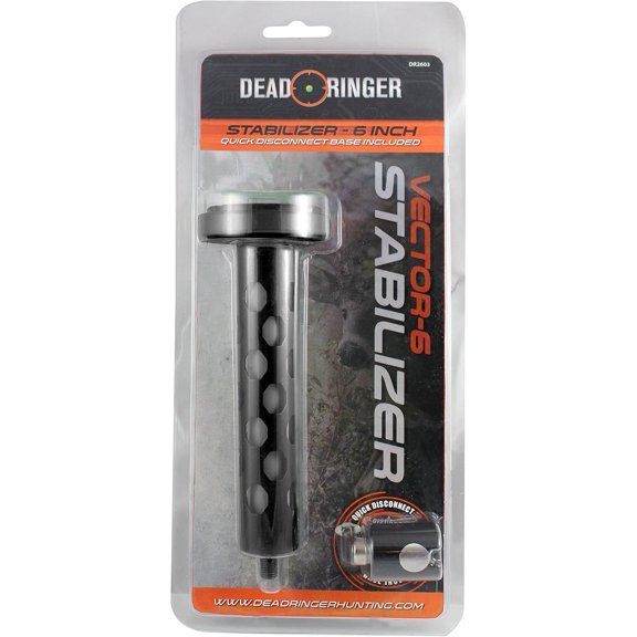 Dead Ringer Vector Bow Stabilizer with Quick Disconnect | Compound Black Bow Stabilizer
