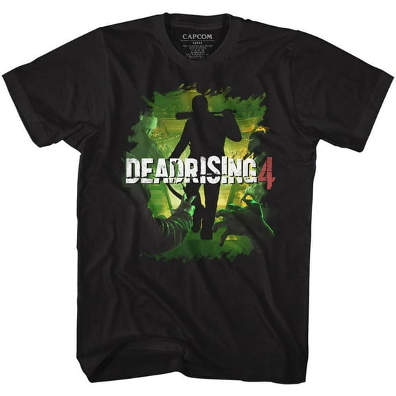 Dead Rising Dead 4 Black Adult T-Shirt 5Xl