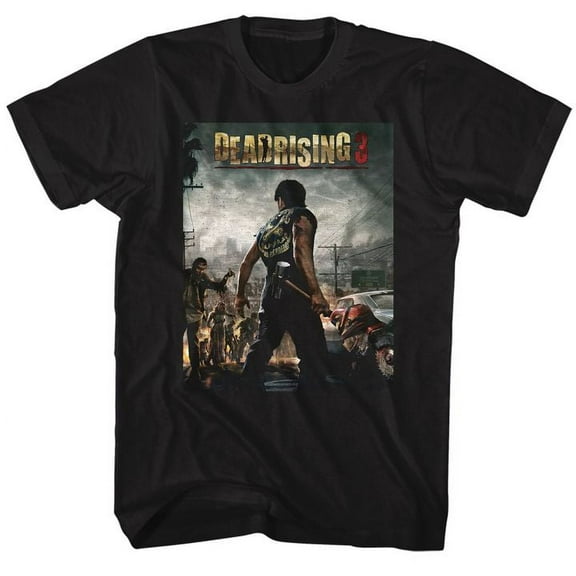 Dead Rising Deadrising3 Black Adult T-Shirt 4Xl