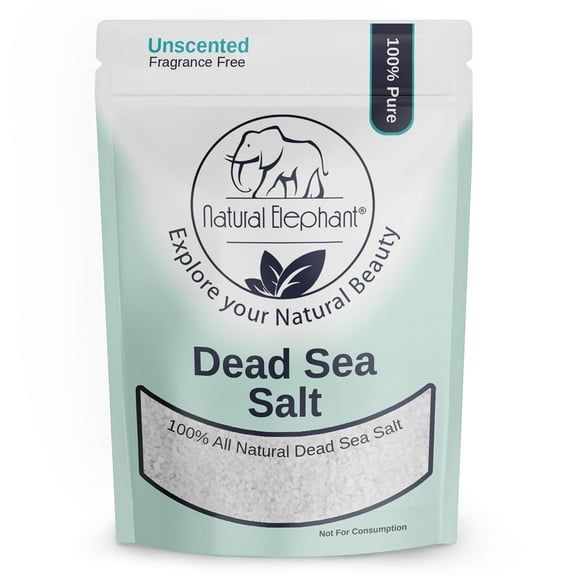 Dead Sea Bath Salt | 1 Pound Bag (16oz) | 100%   Pure| Coarse Grain | Ideal for Baths  Soaks