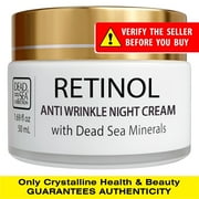 Dead Sea Collection Hyaluronic Acid Rejuvenating Night Cream - Face Moisturizer with Hyaluronic Acid - Firming Cream with Dead Sea Minerals and Hyaluronic Acid - 1,69 Fl. Oz