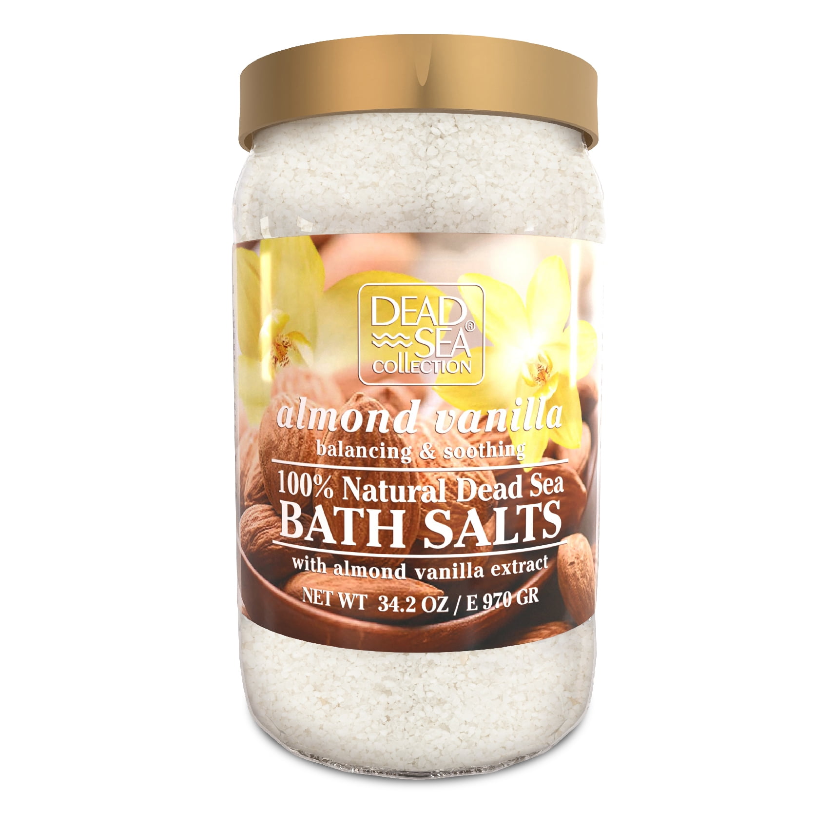 Dead Sea Collection Bath Salts Enriched with Almond & Vanilla - Natural ...
