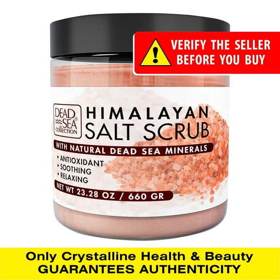 Dead Sea Collection Body Scrub, Himalayan and Dead Sea Salts, 23.28 oz