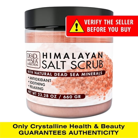 Dead Sea Collection Himalayan Pink Salt & Dead Sea Salt Body Scrub, 23.28 oz