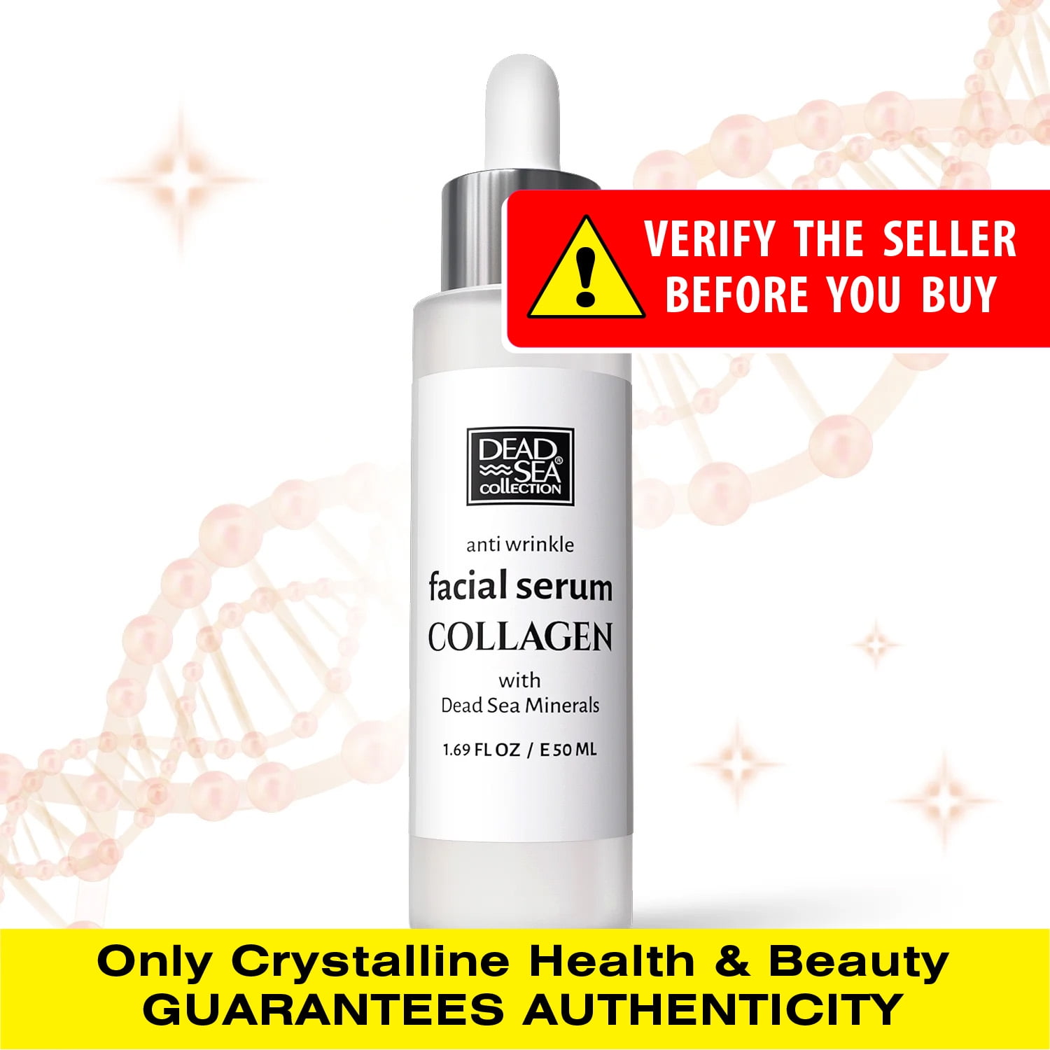 Dead Sea Collection Collagen Serum For Face - Anti Aging Hydration