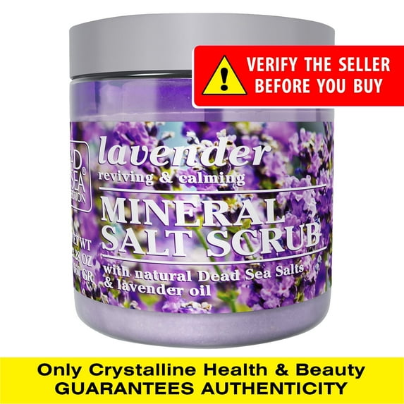 Dead Sea Collection Body Scrub, Lavender Oil and Dead Sea Salt, 23.28 oz