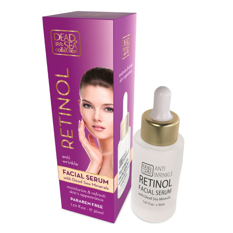 ost marathon værksted Dead Sea Collection Retinol Serum for Facial - Anti-Wrinkle Face Skin Care  - Pack of Dead Sea Collection Retinol Serum for Facial - Anti-Wrinkle and Anti  Aging Face Skin Care - Pack