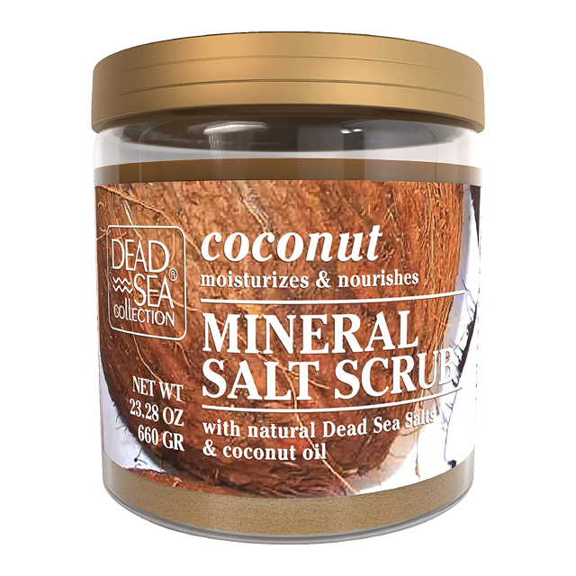 Dead Sea Collection Salt Body Scrub Large 23.28 OZ with Coconut