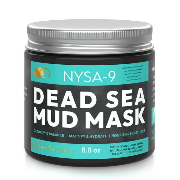 Dead Sea Mud Mask for Face & Body, Exfoliating Spa Treatment for Acne & Blackheads and Oily Skin Problems by Nysa-9