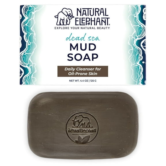 Dead Sea Mud Soap 4.4 oz (125 g) by Natural Elephant