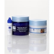 Dead Sea Spa Care DEADSEA-76 24 oz Serenity Salt Scrub and 8 oz Serenity Shea Body Butter, Cuticle Oil