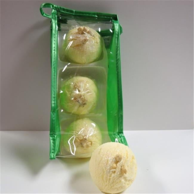 Dead Sea Spa Care DeadSea-BBTCocL01 Coconut Lime Bubble Bath Truffles - Pack of 3