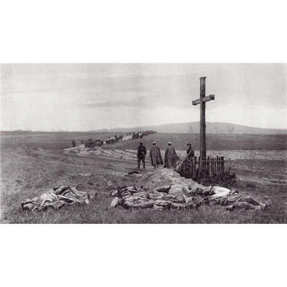 Dead Soldiers on the Battlefield After the Russian Victory At Kielce Poland During World War I From the Illustrated Wa 1 Poster Print, 19 x 11