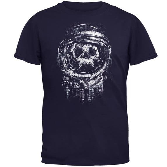 Dead Space Astronaut Skull Mens T Shirt Navy LG