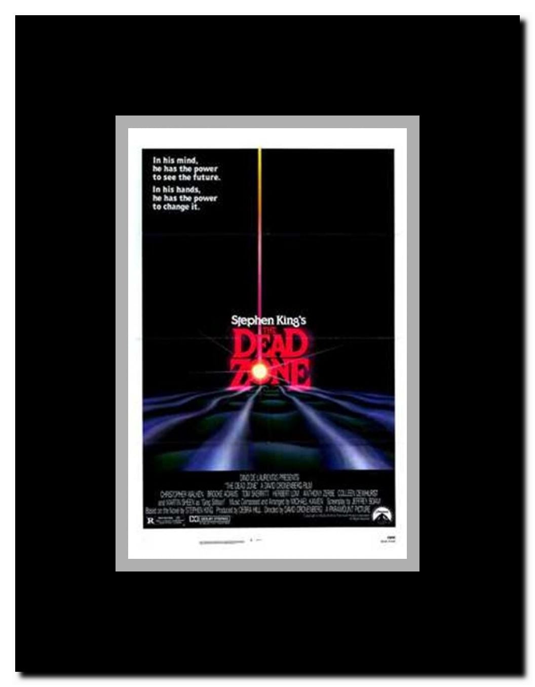 Dead Zone Framed Movie Poster