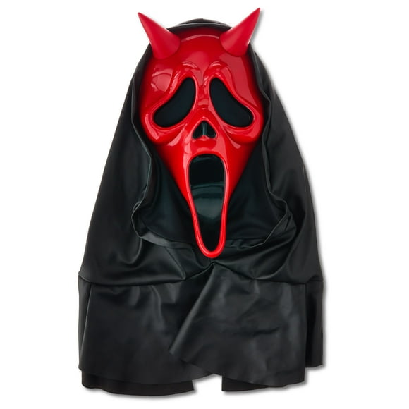 Dead by Day Devil Mask for Adults, Red, Halloween Costume Accessory for Adults, by Fun World