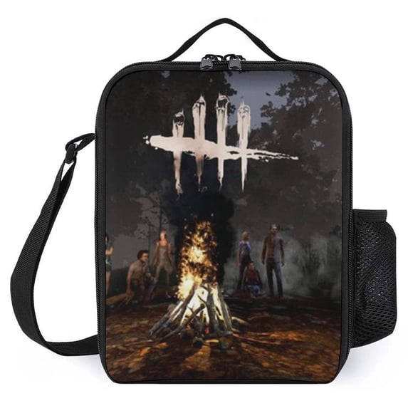 Dead by Daylight DBD Lunch Tote Bag Reusable Bento Bag Lunch Box Insulated Cooler Bag Adjustable Shoulder Bag